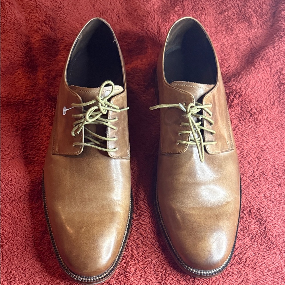 Men's Classic Brown Leather Oxfords